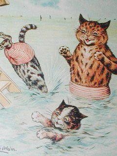 Louis Wain Post Card C1904